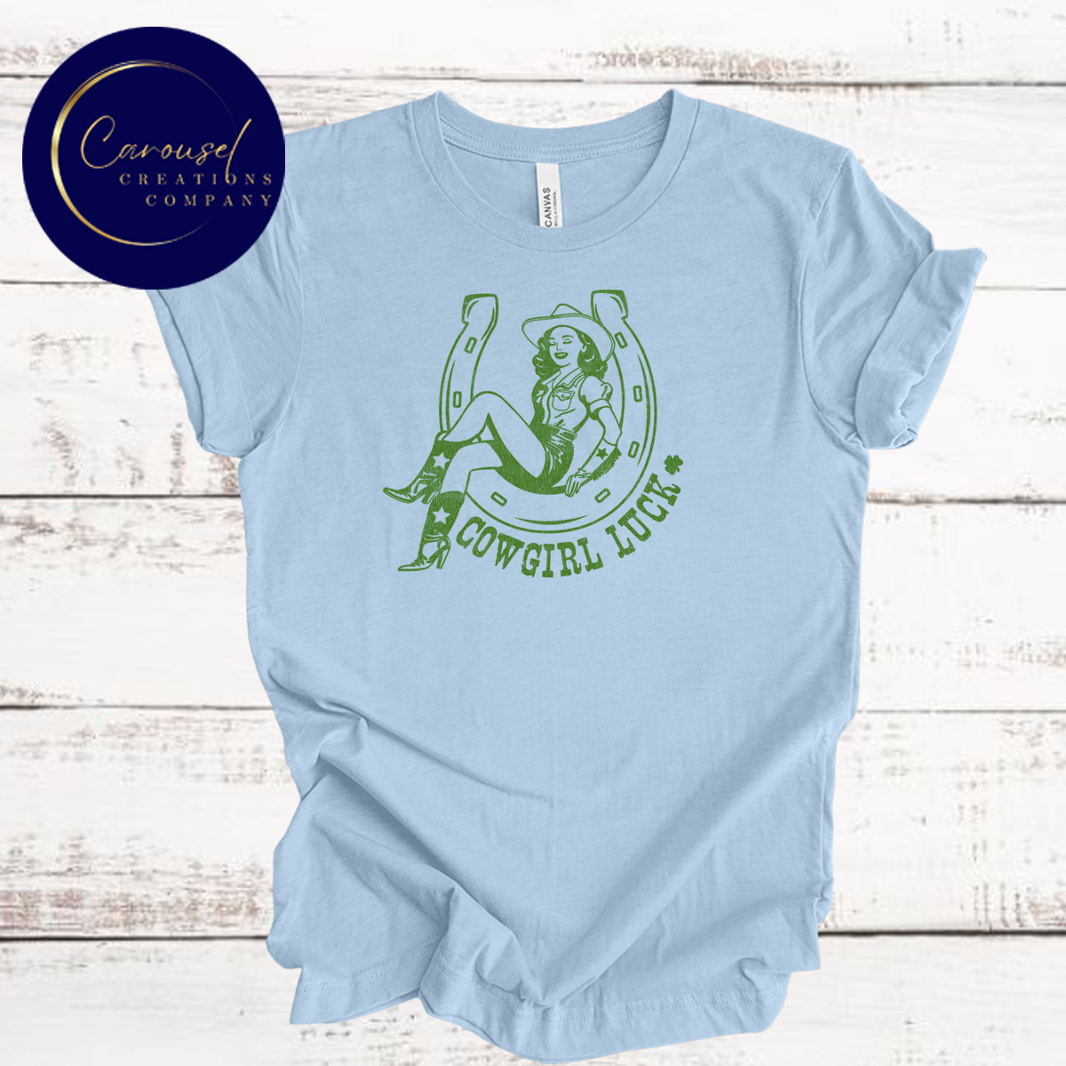NEW!! Cowgirl Luck Tee