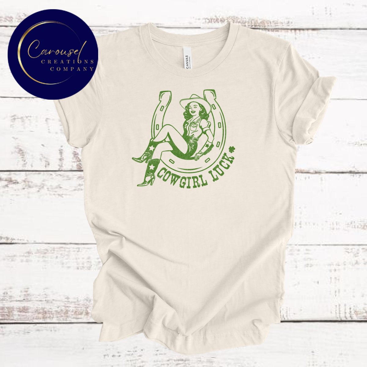 NEW!! Cowgirl Luck Tee