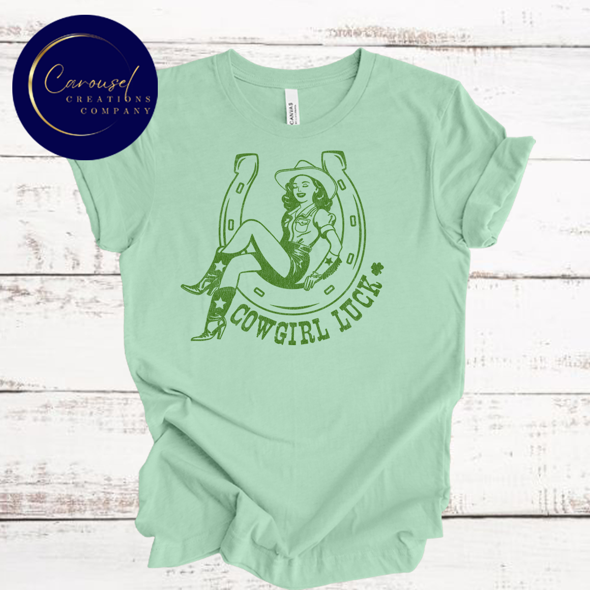NEW!! Cowgirl Luck Tee