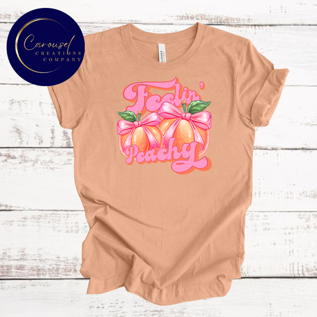 NEW!! Feelin Peachy Tee