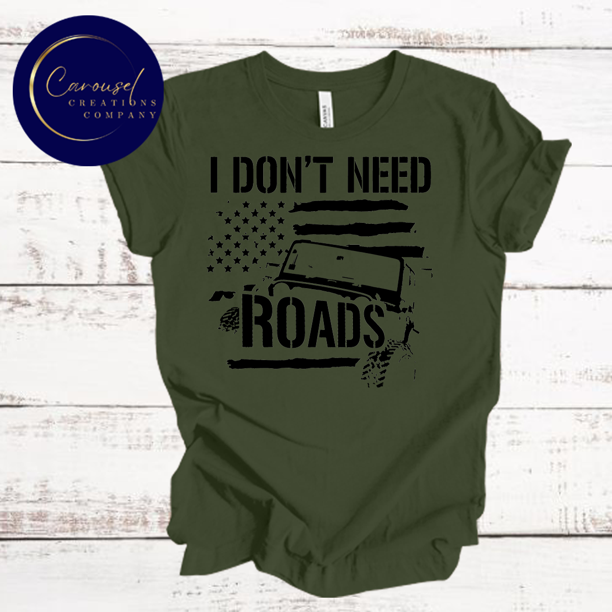 I Don't Need Roads Tee