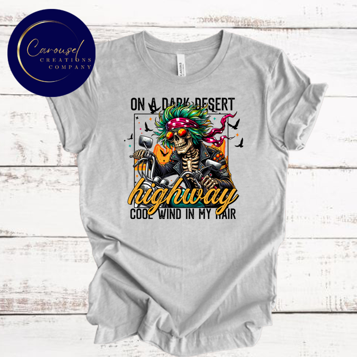 NEW!! On A Dark Desert Hwy Tee