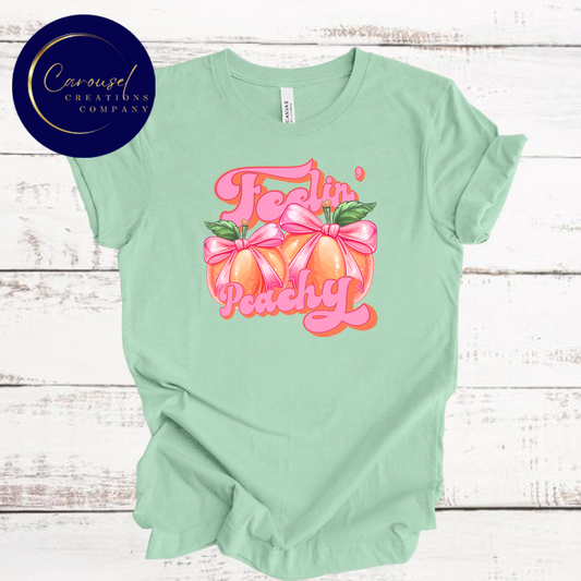 NEW!! Feelin Peachy Tee
