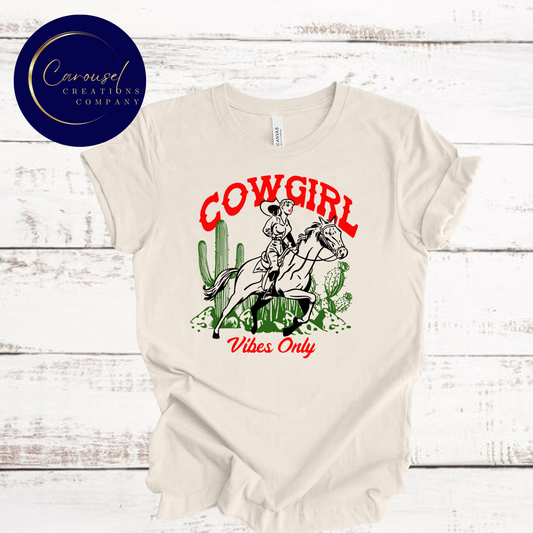 Cowgirl Vibes Only Tee